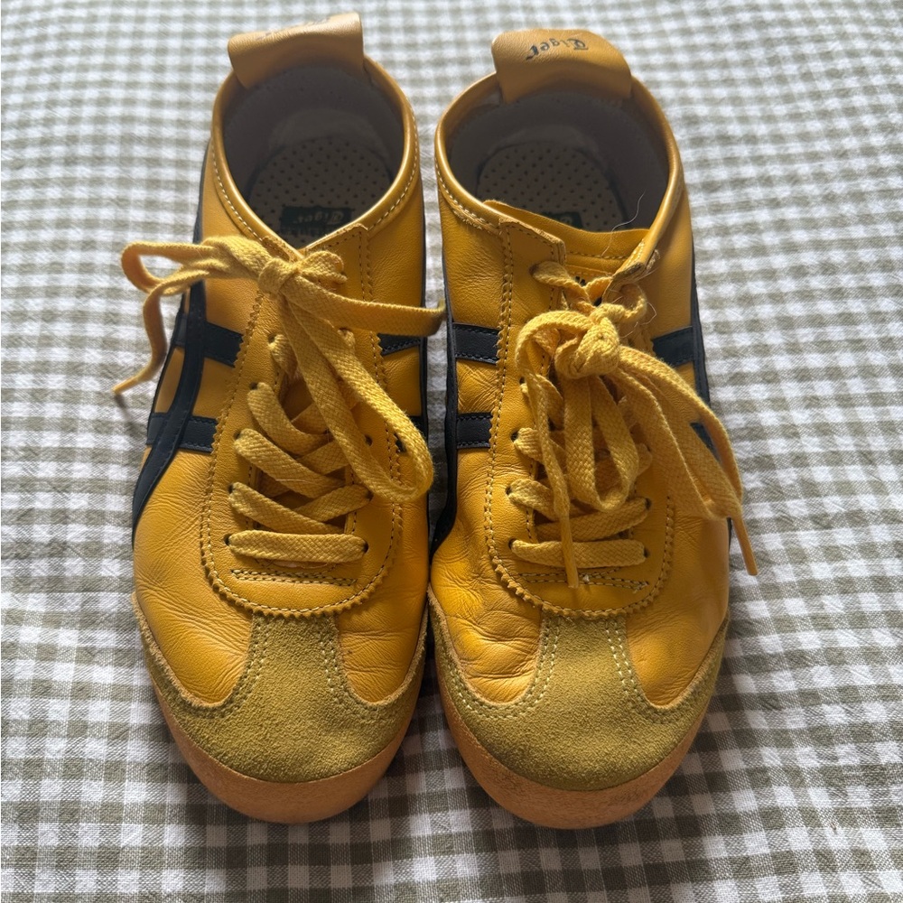 Onitsuka Tiger by Asics Yellow and Black Sneakers